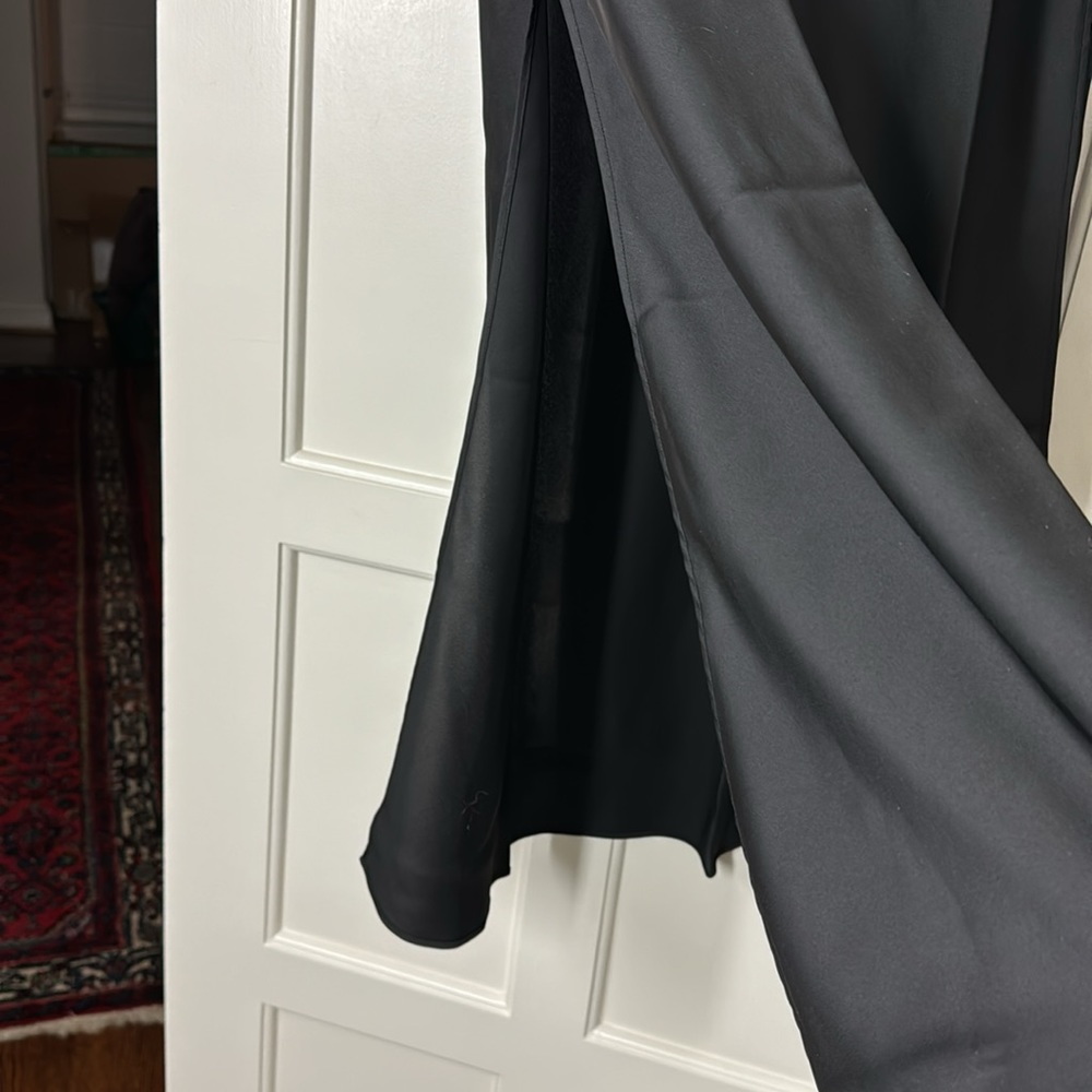 J. Crew Black Maxi Skirt with Side Slit - Picture 10 of 10
